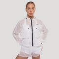 Dámska bunda Flow White - GymBeam, veľkosť L