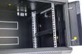 XtendLan 6U/600x450, na zeď, jednodílný, skleněné dveře Rozvadec, 19", na stenu, jednodílný, výška 6U, 600 x 450, sklenené dvere, kourové sklo, nosnost 60kg, cerný