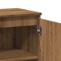 VidaXL Príborník Artisan Dub 60x35x70 cm Engineered Wood