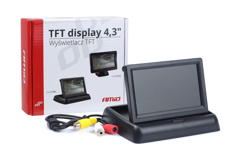 Výklopný displej pre cúvaciu kameru TFT02 AMiO-02484