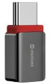 Swissten Nabíjecí Adaptér S Blokací Dat Dataguard USB-C  / USB-C  Černý bezpecnostní adaptér, blokování dat, USB-C / USB-C, až 240 W, Power Delivery, hliníkové telo