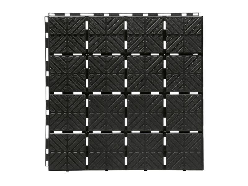 Dlaždice záhradné EASY SQUARE čierna 40x40cm - 1,5m2