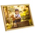 vidaXL Fotorámiky na stenu, koláž 3 ks, zlaté 40x50 cm, MDF