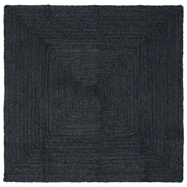 vidaXL Kusové koberce Obdĺžnikový Tmavosivá 120 x 120 cm Juta