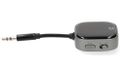 NEDIS kompaktný a prenosný bezdrôtový audio Bluetooth adaptér Adaptér, audio, 2v1, bezdrôtový, RX/TX, USB-C, 3,5mm jack, Bluetooth, Li-Pol 250mAh, výdrž až 13hod, čierny