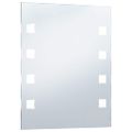 vidaXL Kúpeľňové nástenné zrkadlo s LED osvetlením 50x60 cm