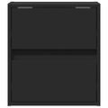 vidaXL TV nástenné skrinky s LED svetlami 2 ks čierne 41x31x45 cm