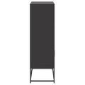 vidaXL Vysoká skrinka čierna 68,5x38,5x123,5 cm oceľ