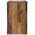vidaXL Stôl staré drevo 86x49x76 cm kompozitné drevo