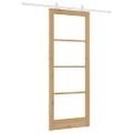 vidaXL Posuvné dvere ORKDAL 83 x 211 cm Prírodná