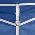 vidaXL Profesionálny skladací párty stan+4 steny 2x2 m, oceľ, modrý