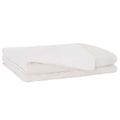 vidaXL Záťažová deka Biela 138 x 200 cm 6 kg 100% Bavlna 205T
