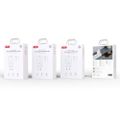 XO wall charger CE33 QC 18W 1x USB white + cable Lightning