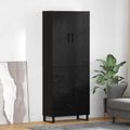 vidaXL Highboard 2 ks Čierny dub 69,5 x 34 x 180 cm