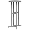 vidaXL Barový stôl Svetlosivá 55 x 55 x 107 cm Polyetylén