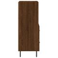 vidaXL Komoda hnedý dub 34,5x34x90 cm spracované drevo