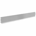 vidaXL Obrubník trávnika 20 ks 103 x 15 cm Oceľ Strieborná
