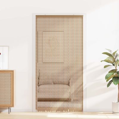 vidaXL Dverová záclona proti hmyzu rôzne farby 100 x 200 cm Bambus
