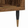 vidaXL Skrinka na gramofónové platne Staré drevo 85 x 38 x 89 cm