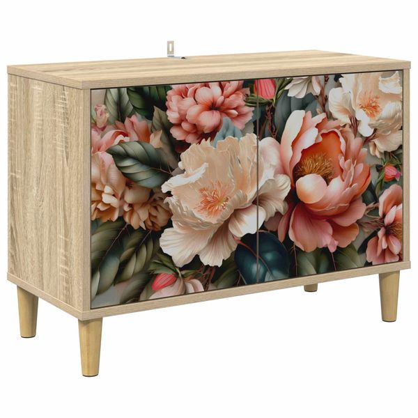 vidaXL TV skrinka BORNE 69 x 33 x 50 cm Sonoma Kompozitné drevo