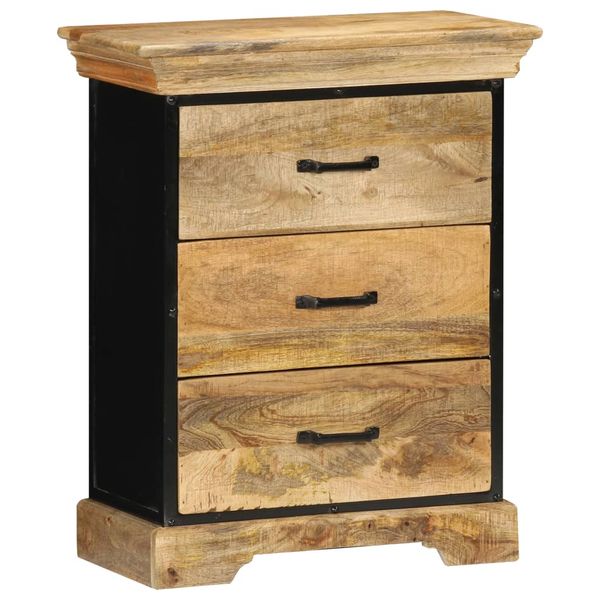 vidaXL Skrinka so zásuvkami 60x30x75 cm masívne mangovníkové drevo