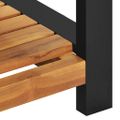 vidaXL Lavička 120 cm teakový masív