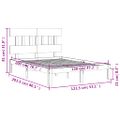 vidaXL Posteľ s matracom 120x200 cm borovicový masív