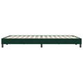 vidaXL Box Spring Posteľ bez matraca Tmavo zelená 140x220 cm Zamat