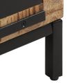 vidaXL Konferenčný stolík so zásuvkami 110x50x40 cm mangovníkový masív