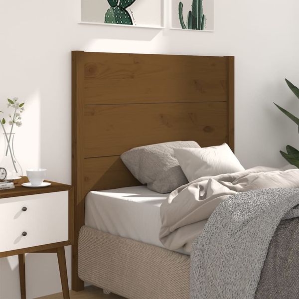 vidaXL Čelo postele medovohnedé 81x4x100 cm masívna borovica