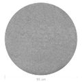 vidaXL Umelý trávnik s nopmi priem. 95 cm sivý okrúhly