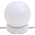 vidaXL Toaletný stolík s LED betónovo sivý 96x40x142 cm