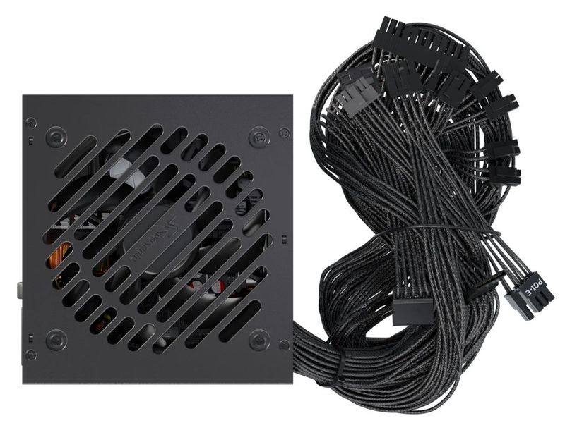 SEASONIC zdroj Core BC-850 / 850W / ATX3.1 / 120mm fan / 80PLUS Bronze ATX zdroj, 850W, 80PLUS Bronze, ATX 3.1, PCIe 5.1, 12V-2×6 kabel, 120mm ventilátor, S2FC, cerný