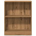 vidaXL Knižnica dub artisan 60x24x76 cm kompozitné drevo