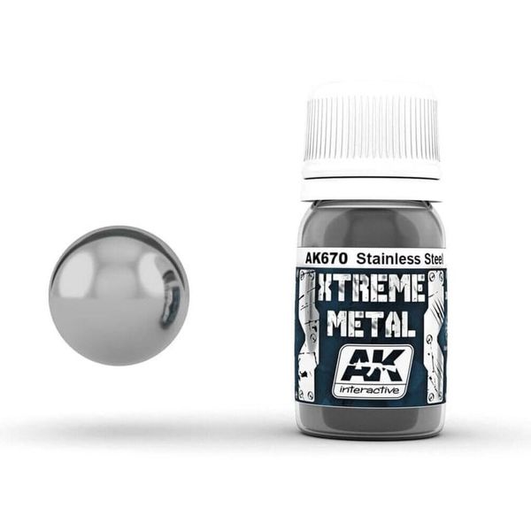 AK Interactive: Xtreme Metal - Stainless Steel