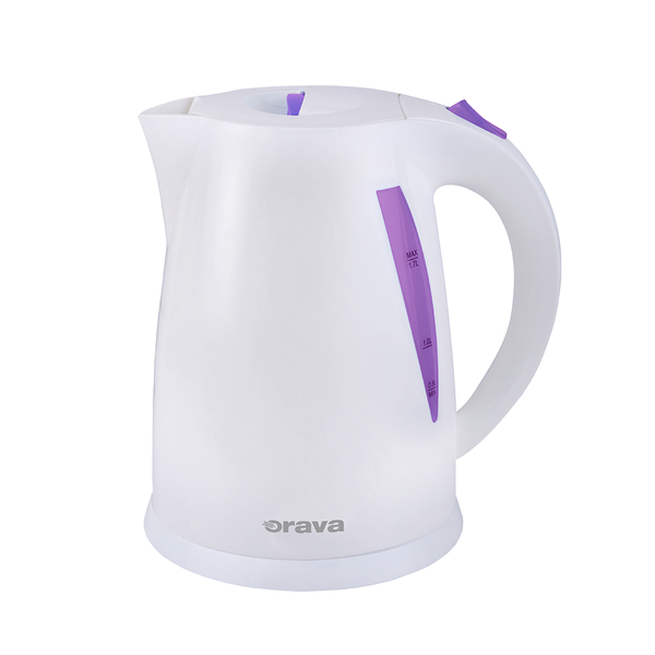 Varná kanvica 1,7 l, bielo-fialová