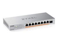 Prepínač - nespravovaný - neriadený - 8 x 100/1000/2.5G (PoE++) + 1 x Gigabit SFP / 10 Gigabit SFP+ - desktop, na upevnenie na stenu - PoE++ (100 W)