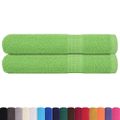 vidaXL Uteráky FROGN 2 ks jablkovo zelené 100x200 cm 360 g/m²