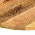 vidaXL Stolová doska Ø 80x1,5 cm okrúhla masívny surový mangovník