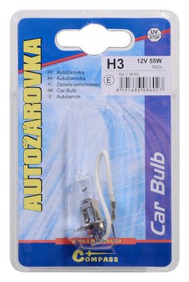 Žiarovka 12 V H3 55 W Pk22s blister 1 ks