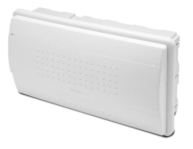 Rozvádzač NUOVA 3718 IP40, 17,5mod., pod omietku, neprůhledné dvere, 215x370x100mm