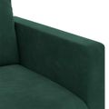 vidaXL Sada pohoviek 2 ks Tmavozelená Zamat