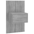 vidaXL Čelo postele so skrinkami dub sonoma spracované drevo