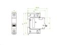Jistič GACIA N8BH 230V/16A/C/10kA/1P na DIN lištu