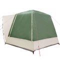 vidaXL Kempingový stan Chata Zelená 420 x 420 x 227 cm Polyester