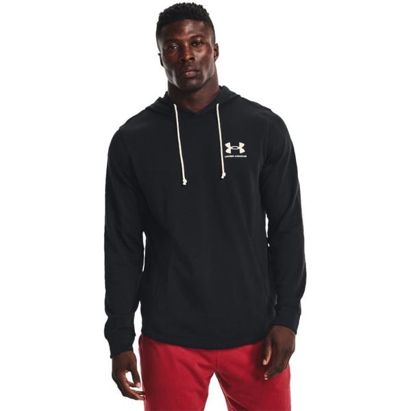 Mikina Rival Terry LC HD Black - Under Armour, veľkosť M