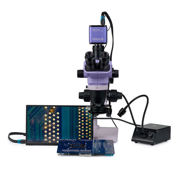 Digitálny stereomikroskop MAGUS Stereo D8TR LCD pre opravy elektroniky