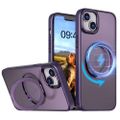 Otočné puzdro Mag Ring pre iPhone 12 / 12 Pro 6,1" fialová