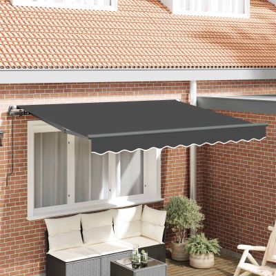 vidaXL Zatemniteľná markíza Antracit 250 x 200 cm látka