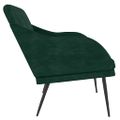vidaXL Lavička tmavozelená 110x76x80 cm zamat